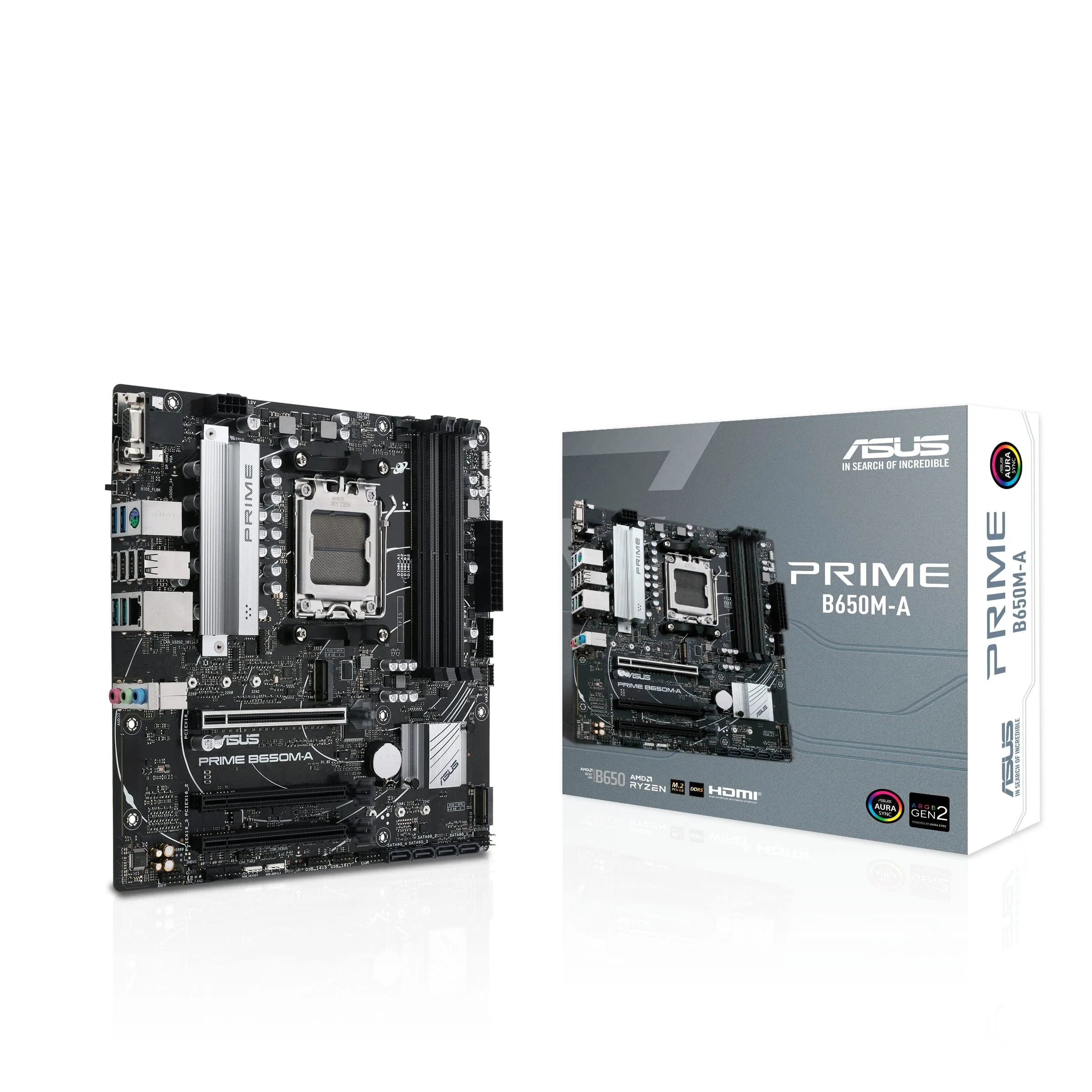 ASUS Prime B650M-A-CSM (Socket AM5/B650/DDR5/S-ATA 6 Go/s/ATX), 90MB1C10-M0EAYC