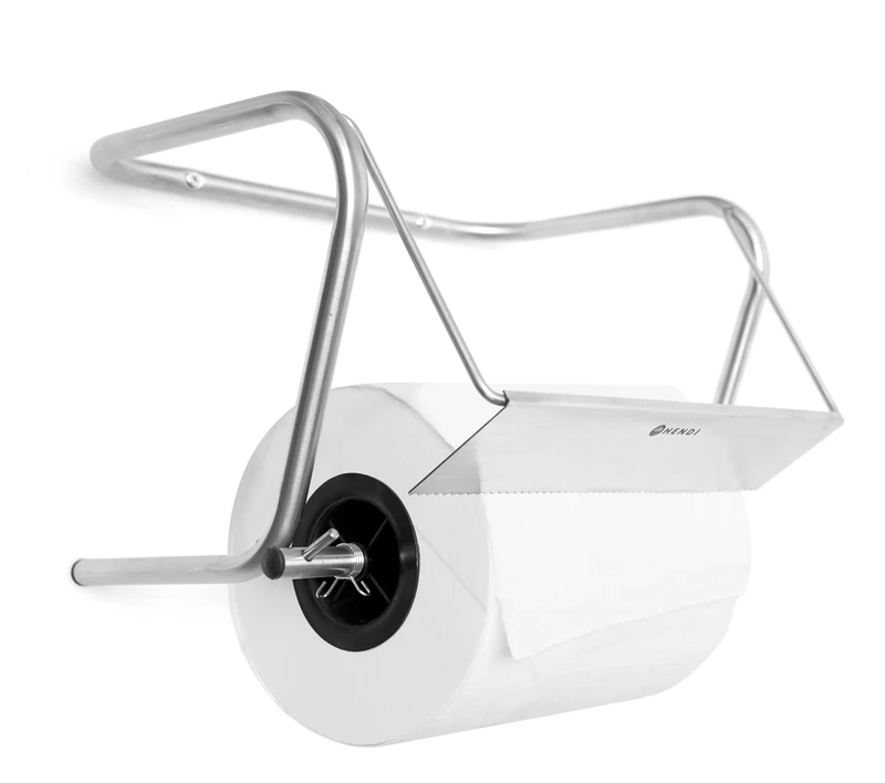 HENDI Wall-mounted, industrial dispenser for large roll of paper towels, Monolith, 400x250x(H)280mm