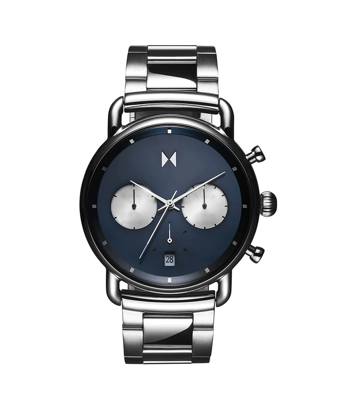 MVMT Chronograph Quartz Watch for Men with Silver Stainless Steel Bracelet - 28000271-D