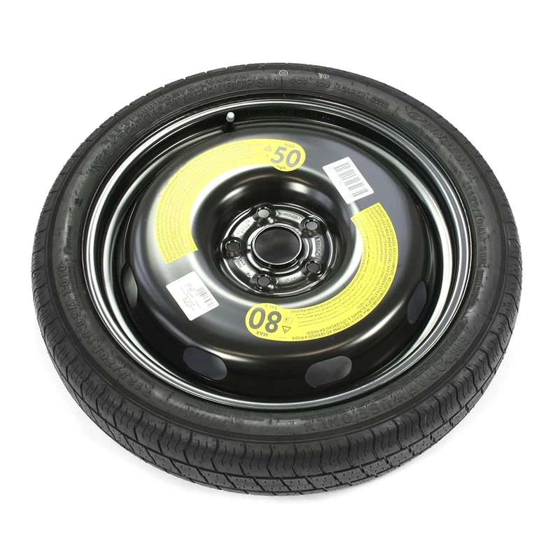 Skoda 5E3601011B Emergency Spare Wheel Complete Wheel 125/70 R18 99M 3.5Jx18 Not for Hybrid Not for CNG