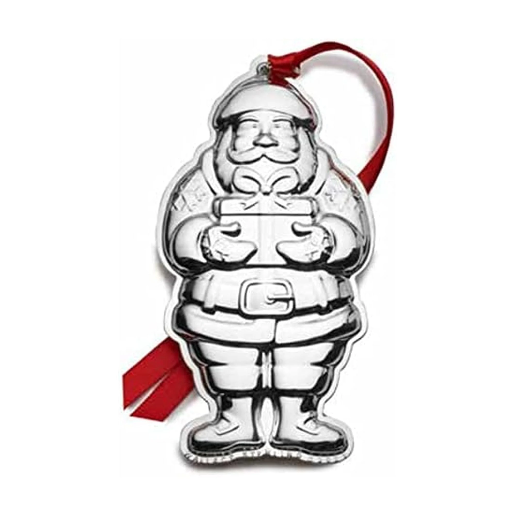 Lifetime Brands Wallace Sterling Santa Ornament - 6th Edition