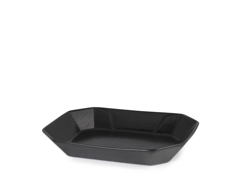 TP Streat Set of 2 Stoneware Bowls Black 17x22 cm