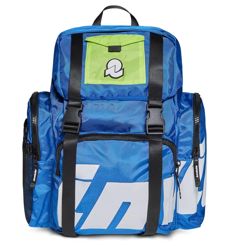 Invicta Backpack, MONVISO X Eco-friendly Knapsack, For Office, Day Trips & Commuting, For School, Sport, Free Time, with Side Pockets & 14'' Laptop Sleeve, Italian Design, multicolor