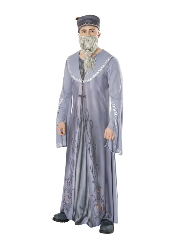 Rubies Harry Potter Adult Dumbledore Costume - Robe, Hat, Beard