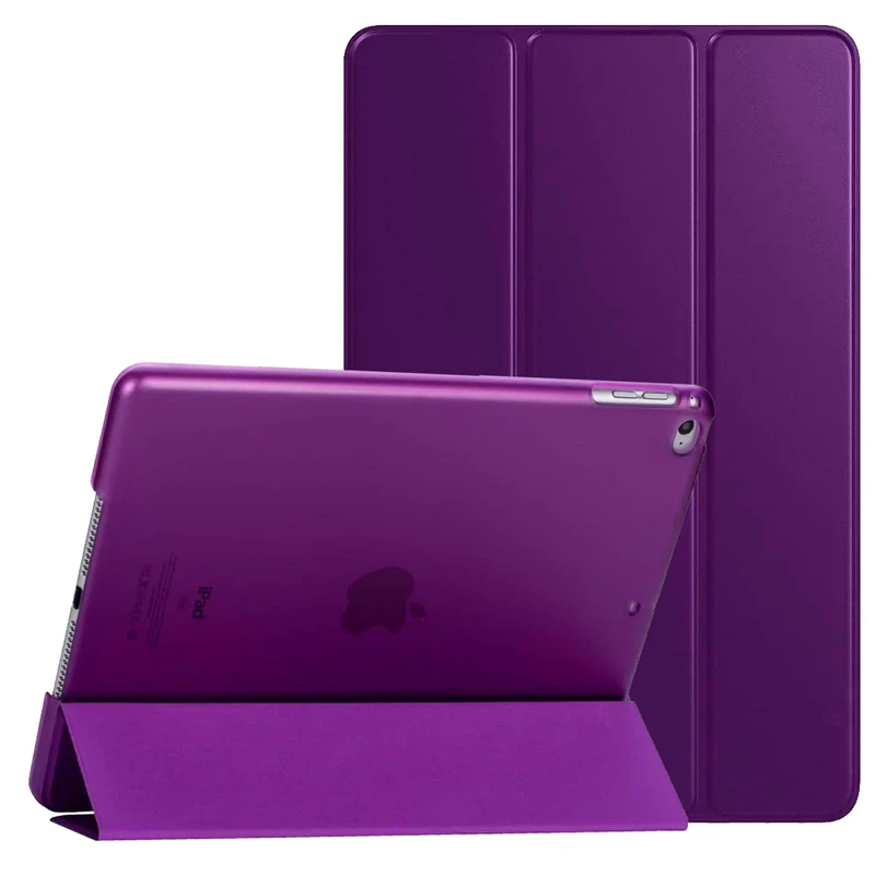Smart Case for iPad 9.7-inch - Air 1, Air 2, 5th & 6th Gen. Auto Sleep/Wake, Magnetic, Lightweight Protective Purple Tablet Cover