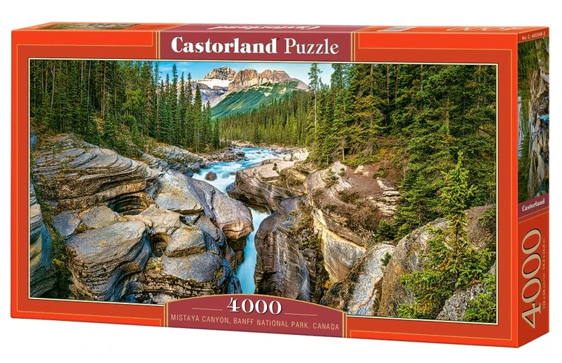Puzzle 4000 pièces : Canyon Mistaya, parc national Banff, Canada