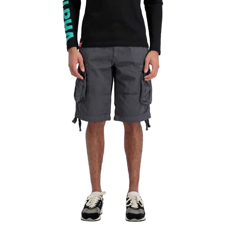 Alpha Industries Jet Short Mens Cargo, Vintage Grey, 36W