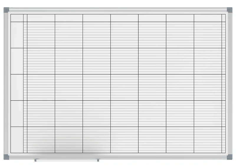 MAUL MAULstandard Planning Board, Universal Planner, Plastic-Coated, Width 900 mm