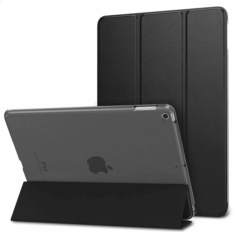 Smart Case for iPad 9.7-Inch Air, Air 2, iPad 5th/6th Gen - Auto Sleep/Wake, Magnetic, Lightweight Protective Cover (Black)