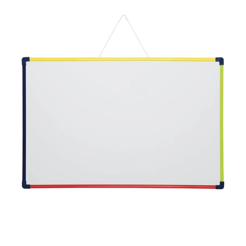 MAUL MAULfun 6281699 Whiteboard 38.5 x 58.5 cm Portable Magnetic Board for Hanging Office and Home Office Colourful Board for Writing, Painting, Drawing, Can be Written on Both Sides