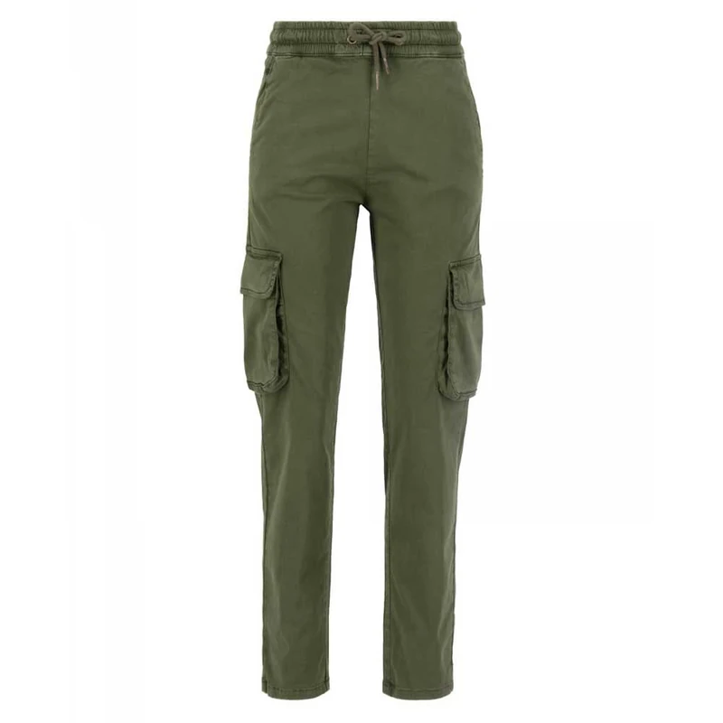 Alpha Industries Women's Jogger Pant Casual Trousers for Ladies, Dark Olive, M