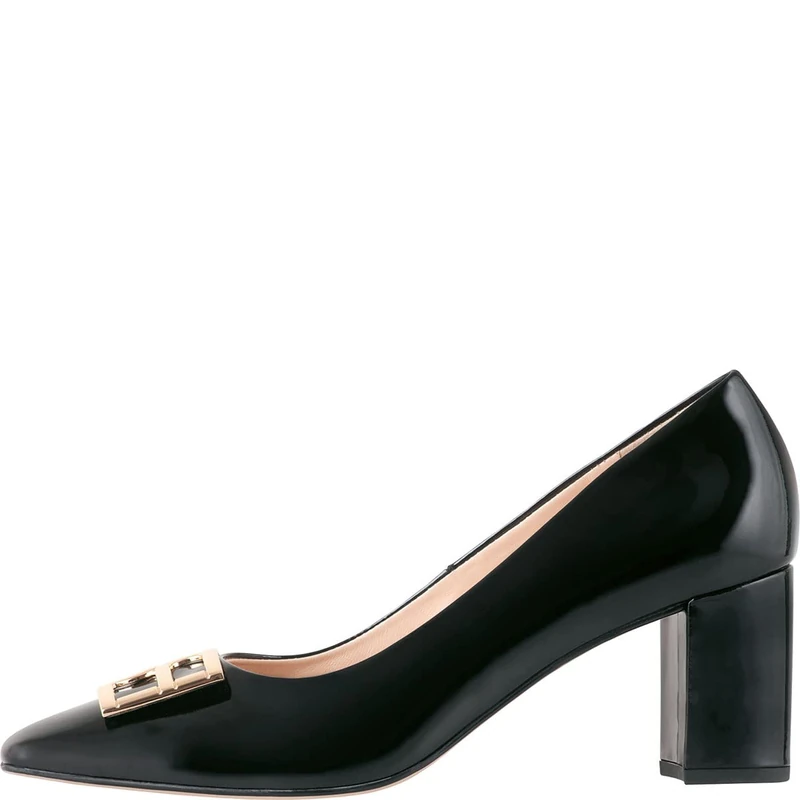 HÖGL Women's Rosette 0-175024 Court Shoes, Black, 5.5 UK