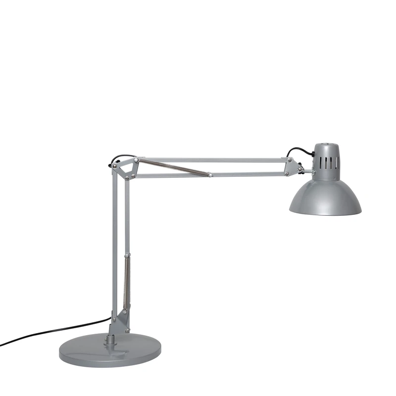 Maul MAULstudy Desk Lamp, Design Table Lamp, Metal Base, Exclusive Bulb, Silver