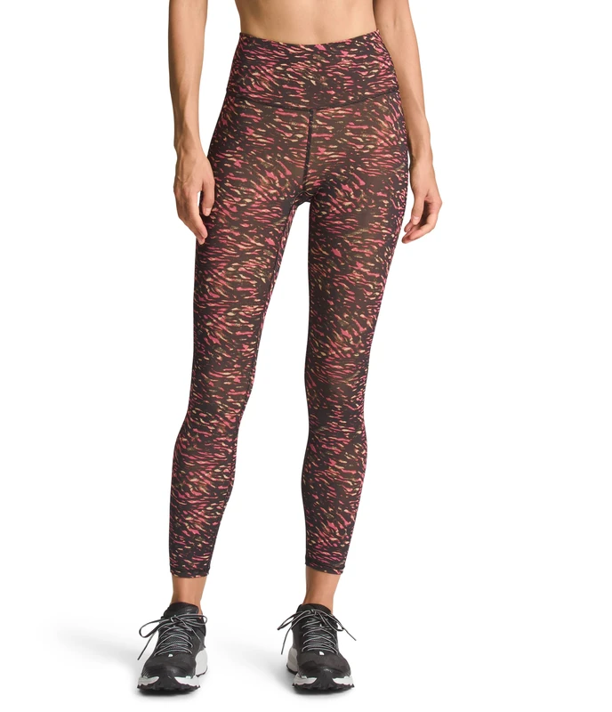 The North Face Elevation Leggings Cosmo Pink Bird Camo Print M