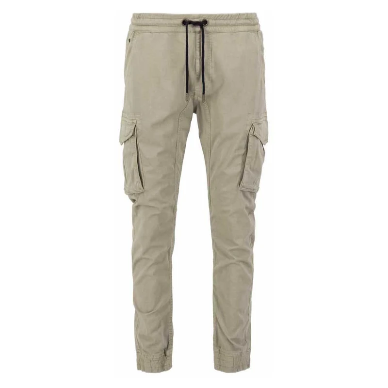 Alpha Industries Cotton Twill Jogger Casual Trousers for Men Vintage Sand