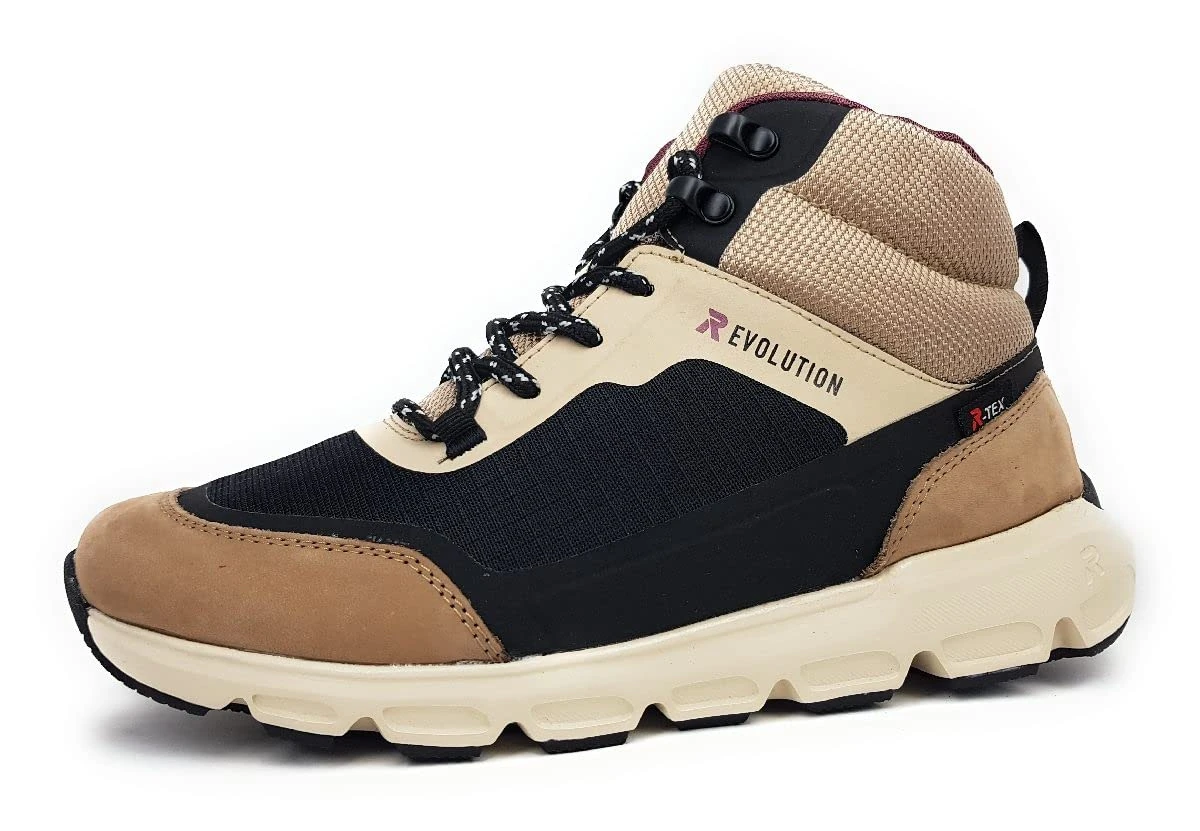 Rieker 40460-62 Yeti Women's R-Evolution Walking Boot in Beige 5 BEIGE