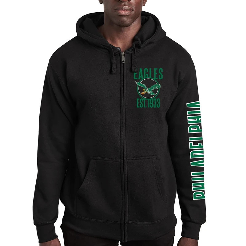 Junk Food NFL MVP Zip Hoodie Sweatshirt