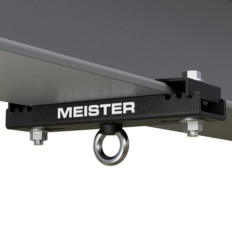 Meister Beam Clamp Hanger Mount for Boxing & MMA Heavy Bags, Suspension Straps & Ceiling Fixtures - Black - 5.5" - 7.5" - Image 1