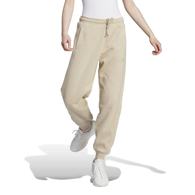 adidas Women's All Szn Fleece Pants, Wonder Beige, M
