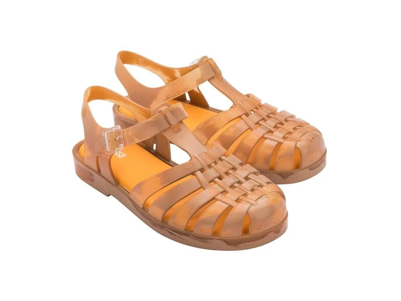 Melissa Unisex Possession Brushed Ad Fishing Sandal, lemon tree, 6.5 UK