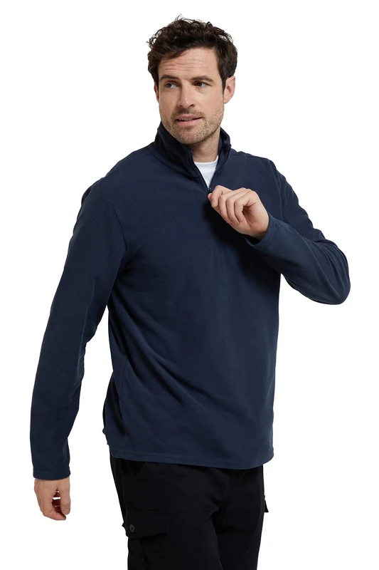 Mountain Warehouse Camber II Mens Half-Zip Fleece - Navy XS