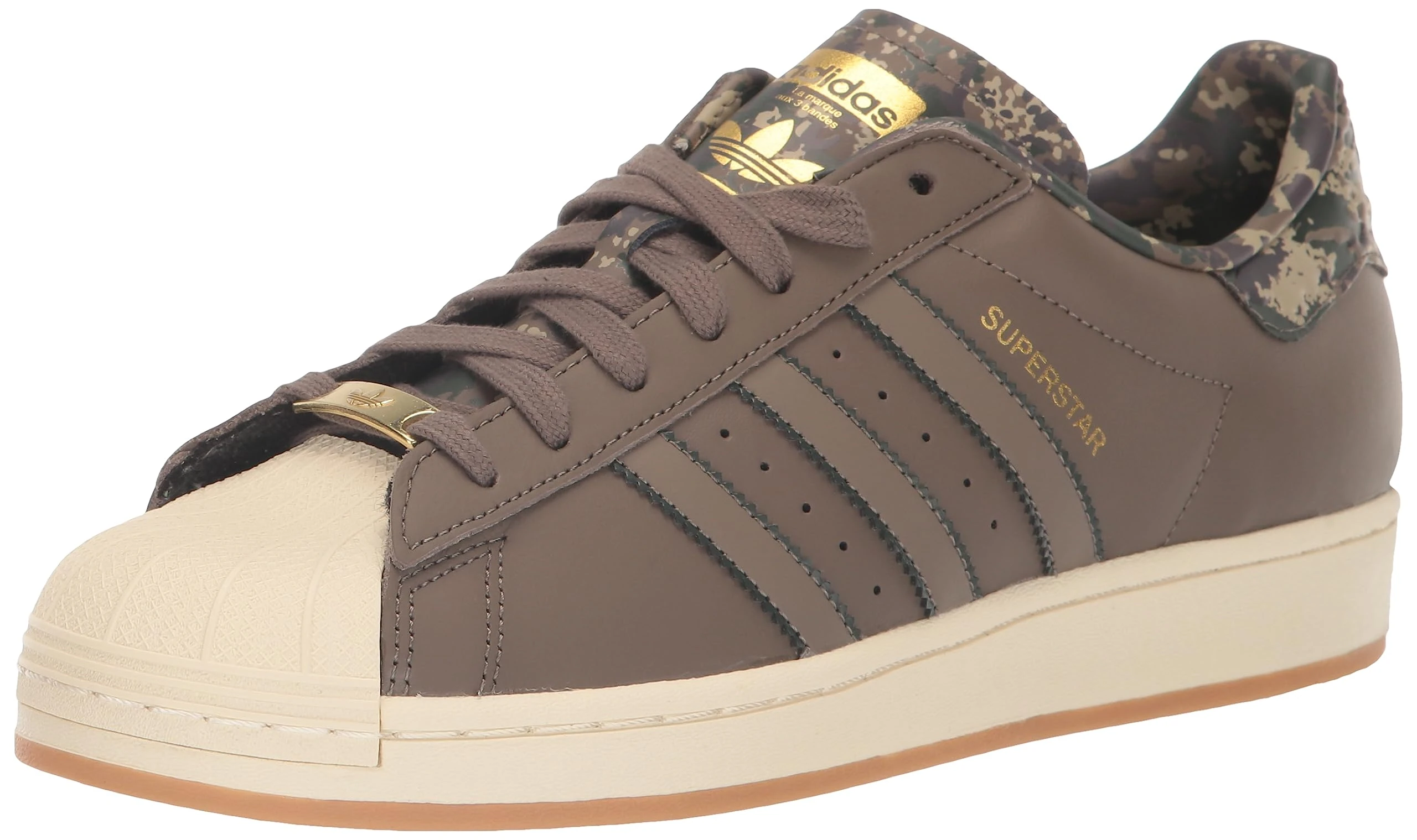 Adidas Originals Men's Superstar Sneaker, Blanch Brown/Blanch Brown/Cream White, 6 UK