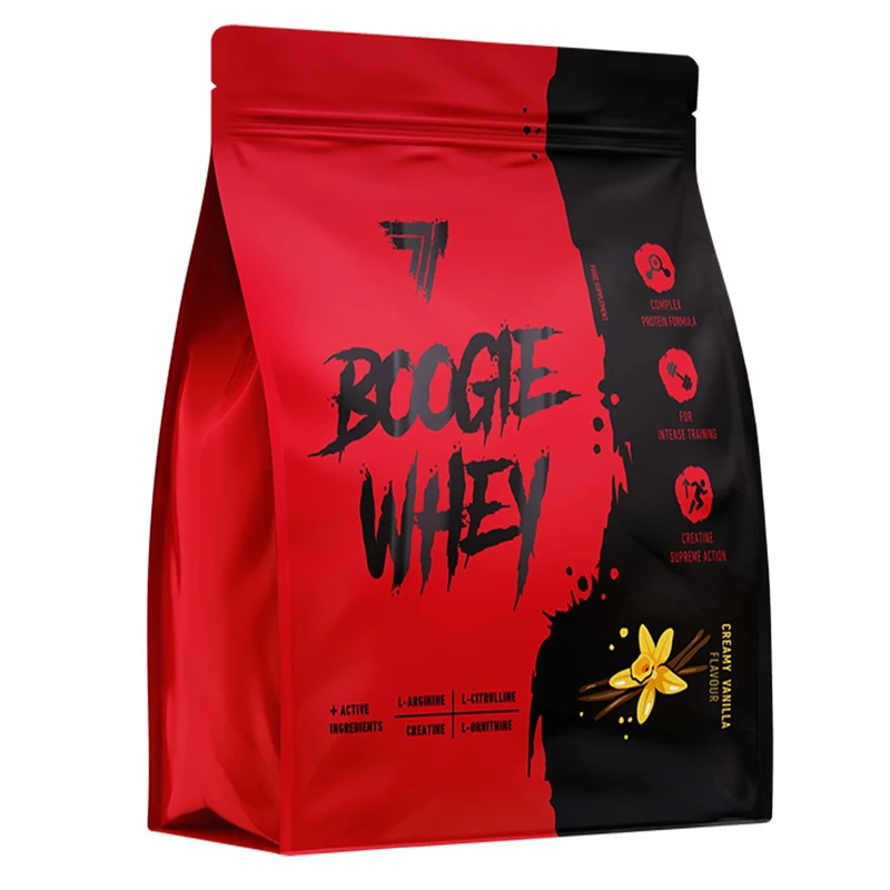 TREC Nutrition Boogie Whey - Creamy Vanilla 2000g | Whey Protein Powder with Creatine, Ornithine, Arginine, and Citrulline | Muscle Building, Recovery, Delicious Taste | Fast Dissolving