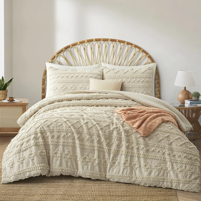 Oli Anderson Comforter Sets (Beige1#, Queen)