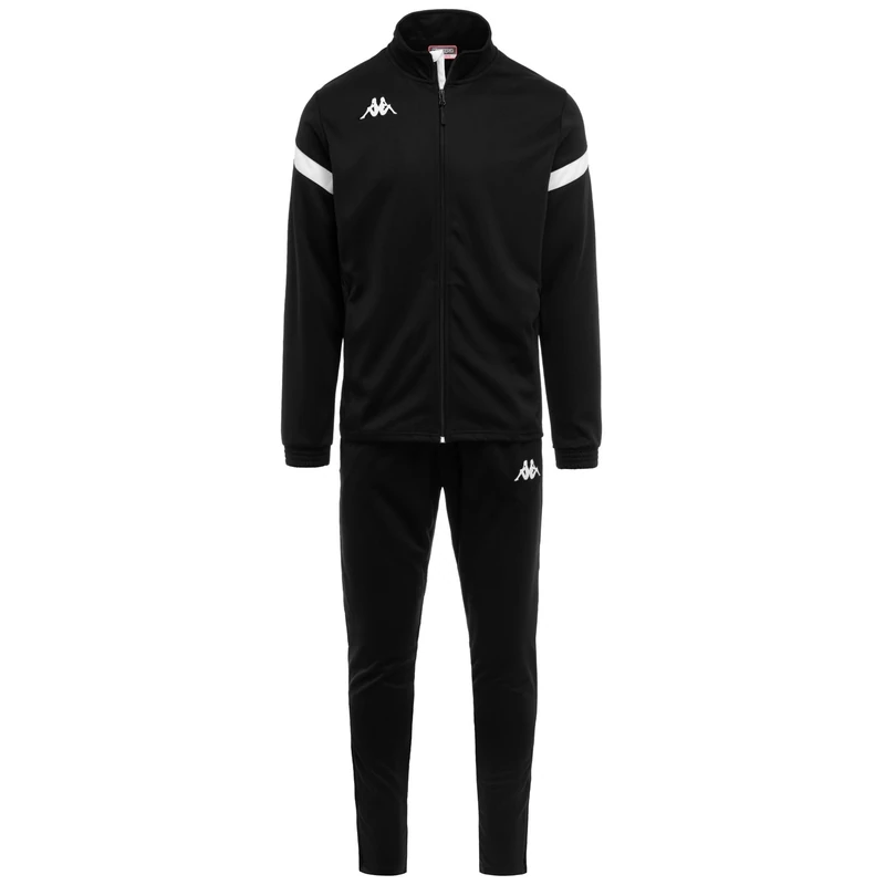 Kappa Men's Dalcito Tracksuit, black/white, M UK