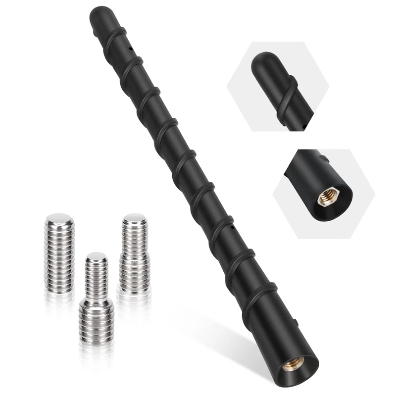 PAIRIER 20cm FM DAB Car Antenna - M4 M5 M6 Universal Fit