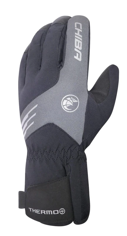 Chiba Unisex Thermo Plus Gloves, Black, XS