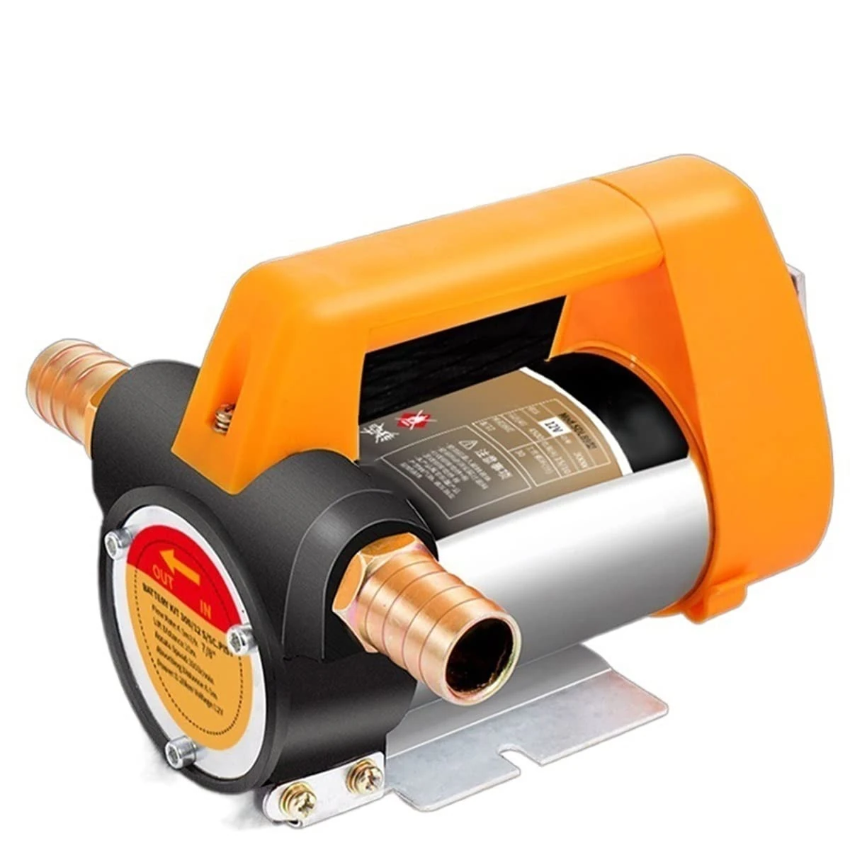 JUIYU Submersible Sump Pump Electric Oil Pump 780W 220V DC 12V/24V Diesel Kerosene Transfer Pump 80L/Min Self-priming Diesel Kerosene Pump Fuel Dispenser Transfer Pump (Voltage : 220V)