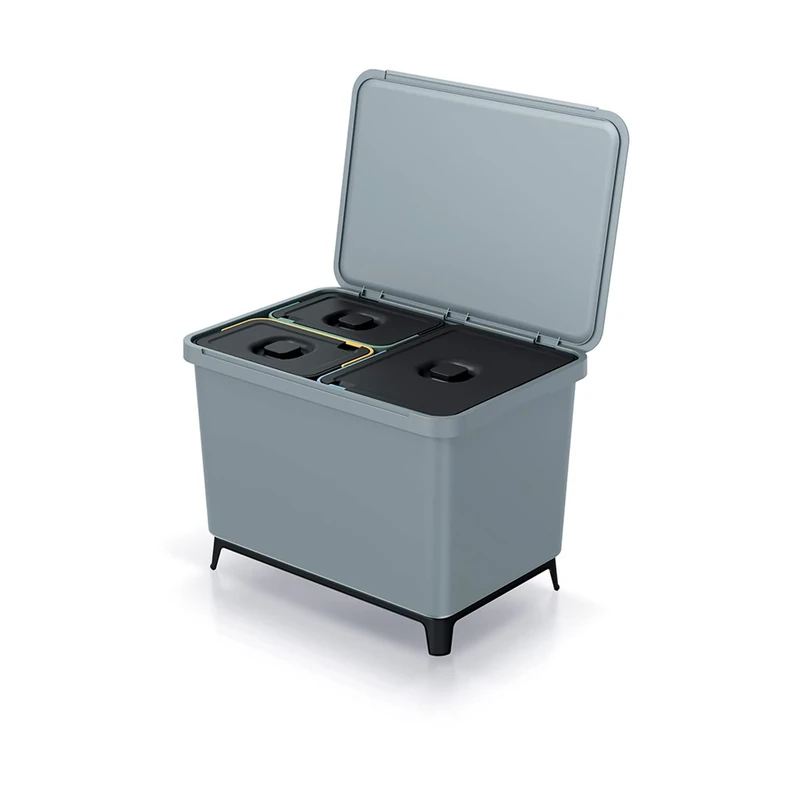 KEDEN Grey 2x10L + 1x23L Recycling Sorter System