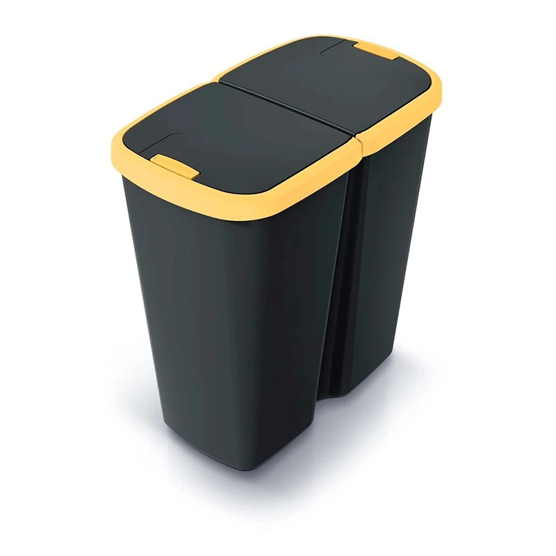 KEDEN Waste Bin with 2 Independent Lids 50L - Image 1