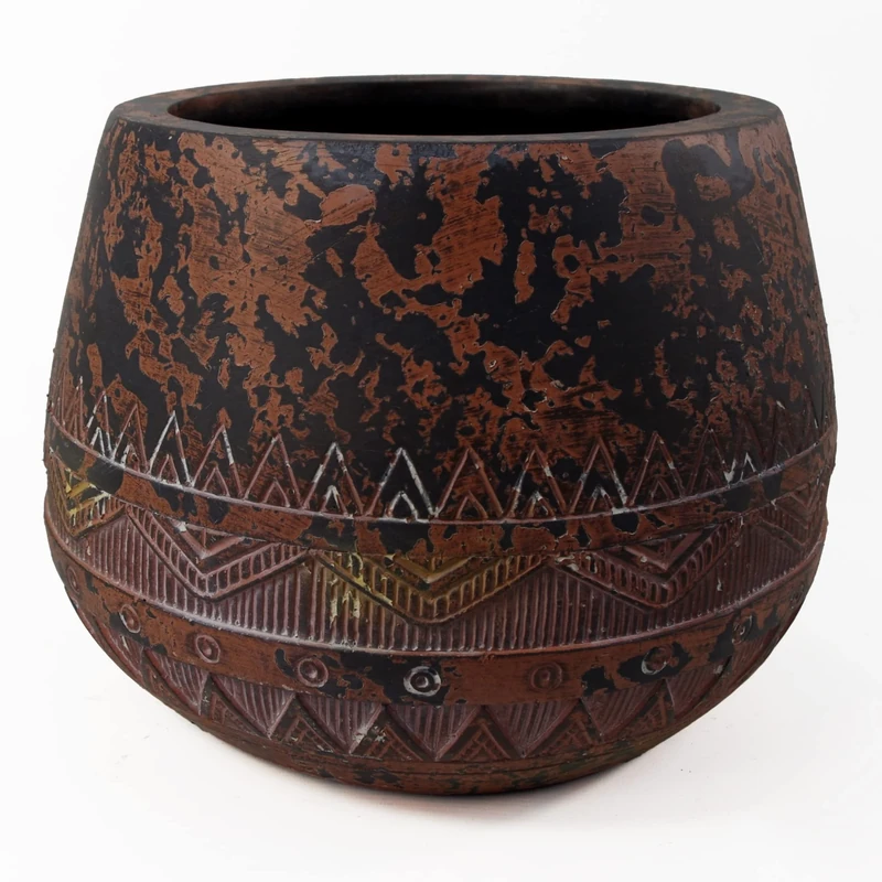 Leaf Large Planters Plant Pots, Fibreglass, 24cm Zaturn