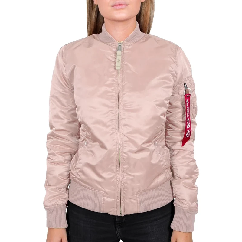 Alpha Industries MA-1 VF 59 Bomber Jacket for Ladies Pale Peach