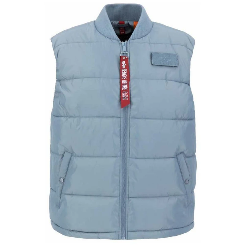Alpha Industries Puffer LW Vest for Men Greyblue