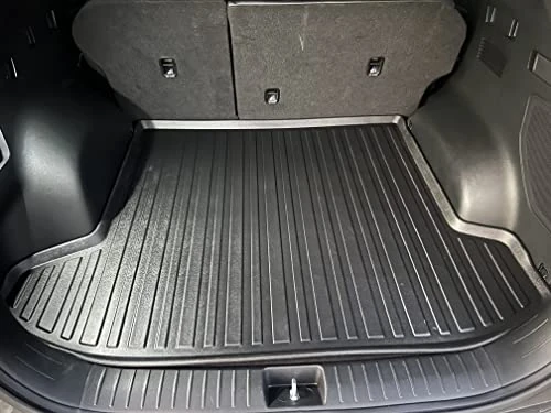 Premium Cargo Liner for Kia Sportage X Pro SX Hybrid 2023-2024 Equipped with Subwoofer - 100% Protection - Custom Fit Car Trunk Mat - Black Cargo Mat - 3D Shaped Laser Measured Trunk Liners