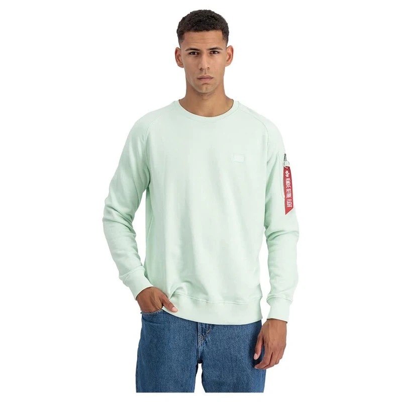 Alpha Industries X-Fit Sweat Sweatshirt for Men Mint