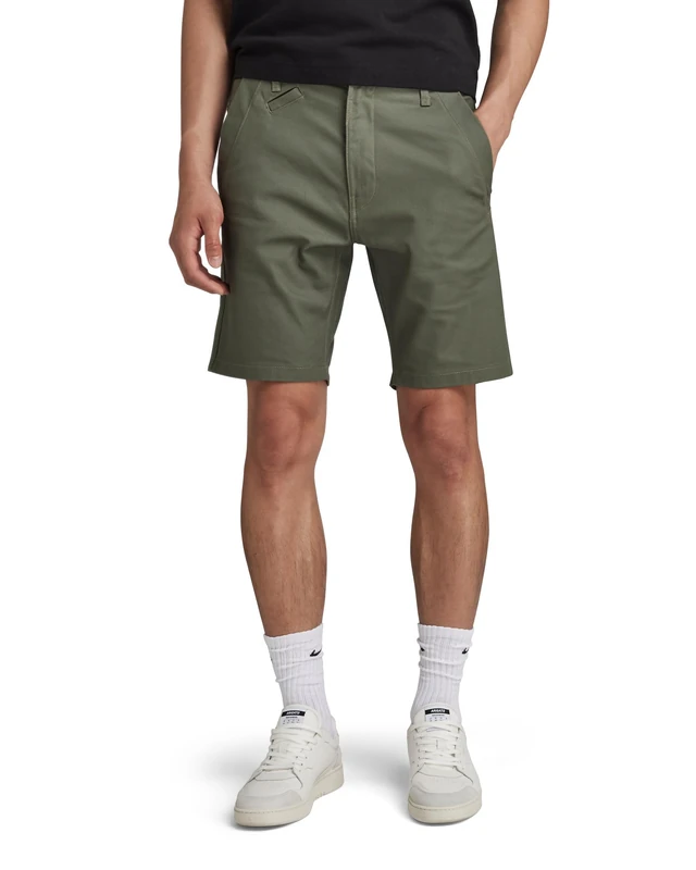 G-Star Men's Bronson 2.0 Slim Chino Shorts, Green (wild rovic D21040-D305-B111), 28