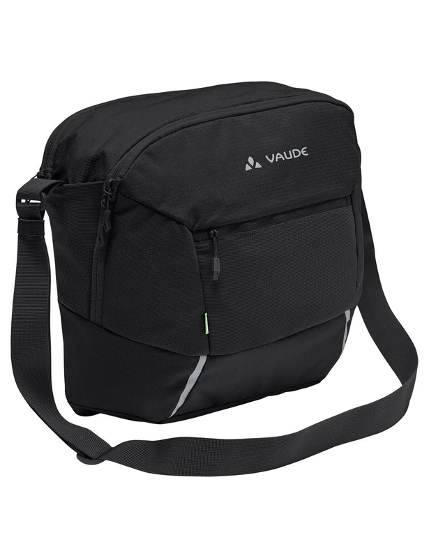 VAUDE Cycle Messenger M - Messenger Bag for Cycling with 15 Litre Volume - Includes Rain Cover and Laptop Compartment