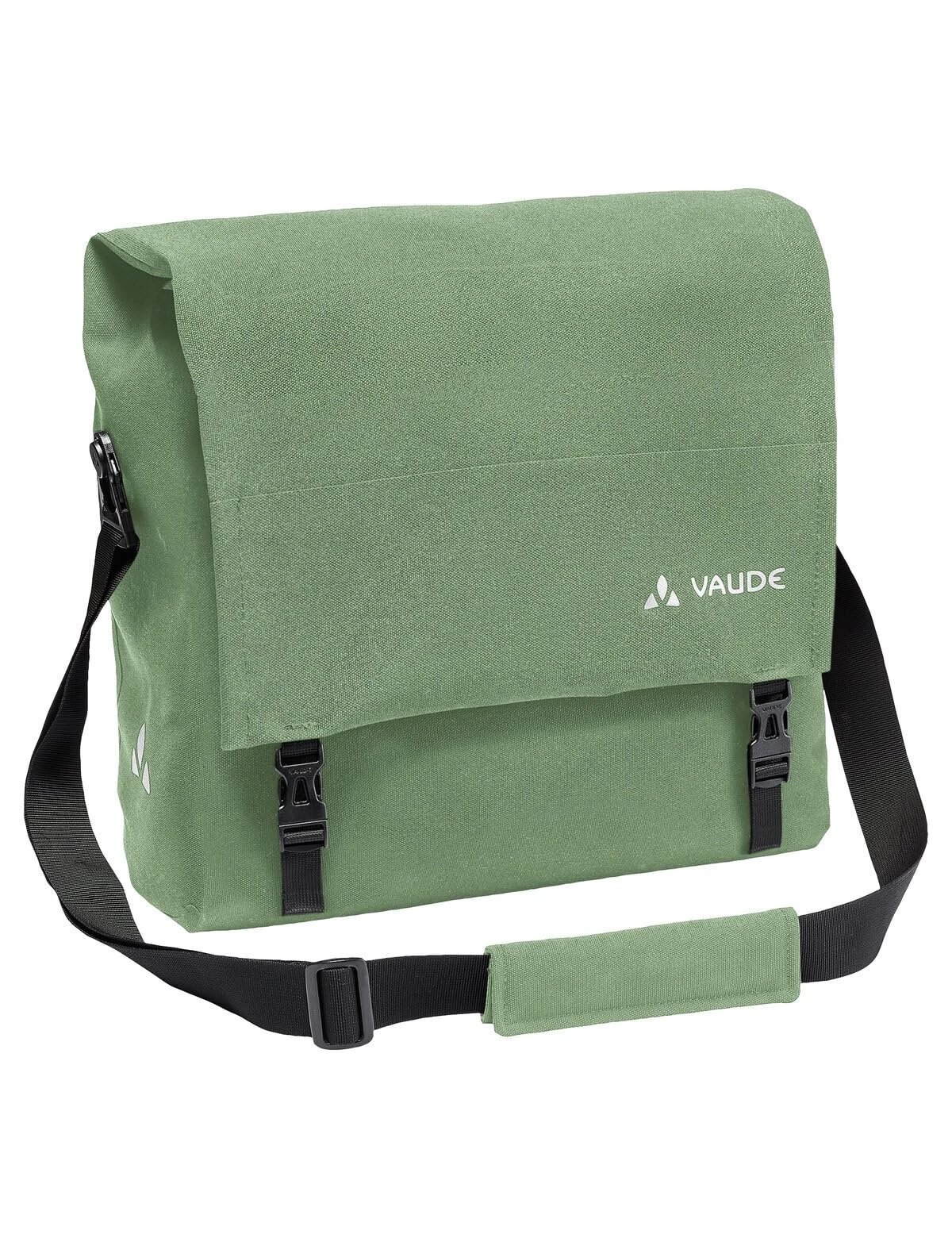 VAUDE Bicycle Pannier 2-1 20L Green Stylish Business Bicycle Bag 100% Waterproof Pannier Rack Bag Easy Attachment - Made in Germany