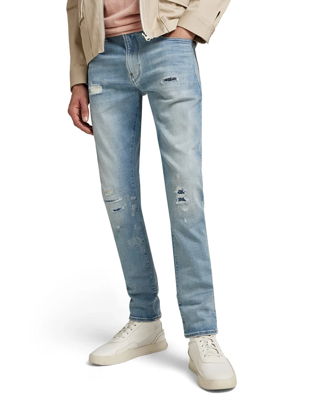 G-Star Men's Revend FWD Skinny Jeans, Blue (sun faded denver restored D20071-C051-G021), 36W / 32L