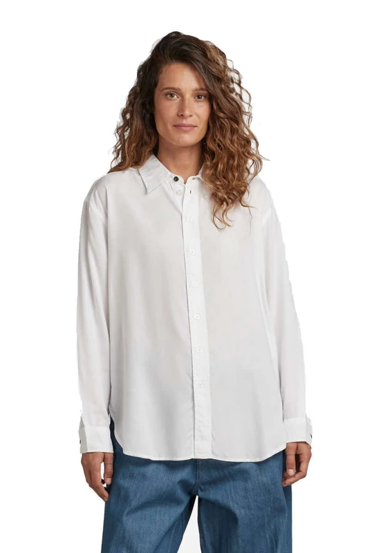 G-Star Women's Dress Shirt, White (white D22917-D297-110), XS