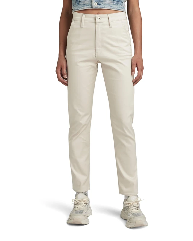 G-Star Women's Slim Chino, Beige (whitebait D21371-C072-1603), 32W / 32L