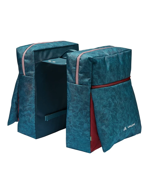 VAUDE TwinZipper Double Rear Bicycle Bag with 48 litres with Rain Cover