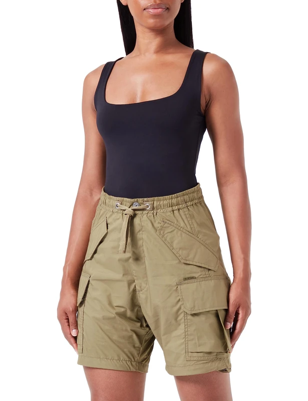 G-Star Women's Cargo Shorts, Green (smoke olive D22899-D308-B212), 31
