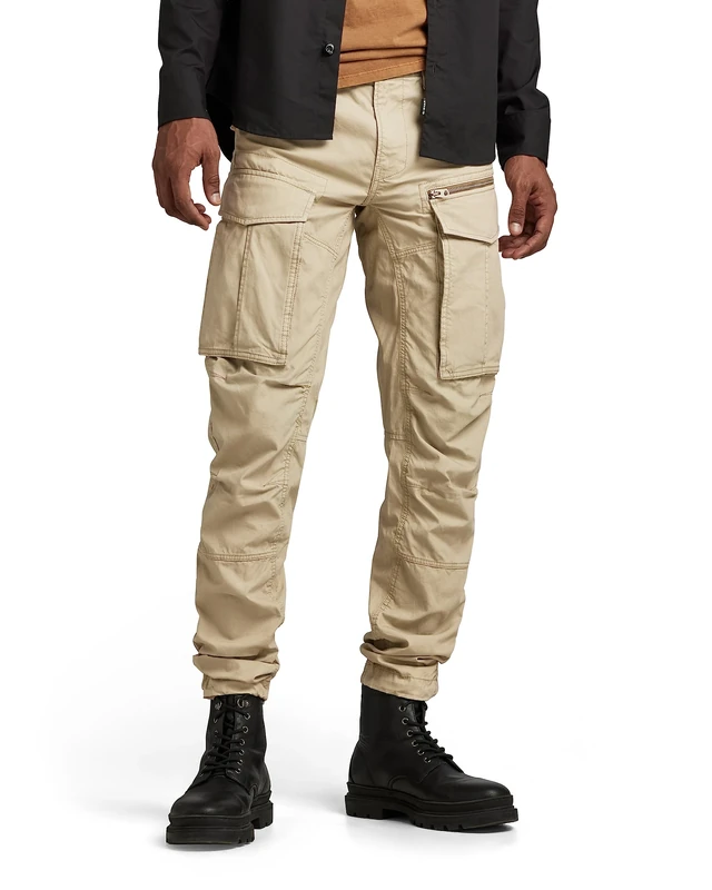 G-Star Men's Rovic Regular Tapered Pants, Beige (spray green gd D02190-D388-D847), 31W / 32L