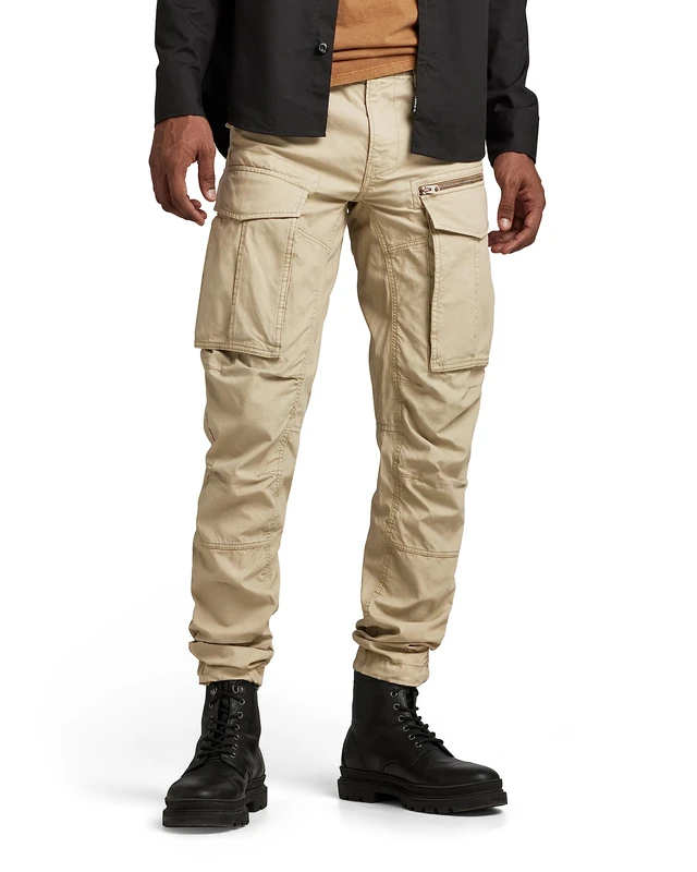 G-Star Men's Rovic Regular Tapered Pants, Beige (spray green gd D02190-D388-D847), 36W / 32L - Image 1