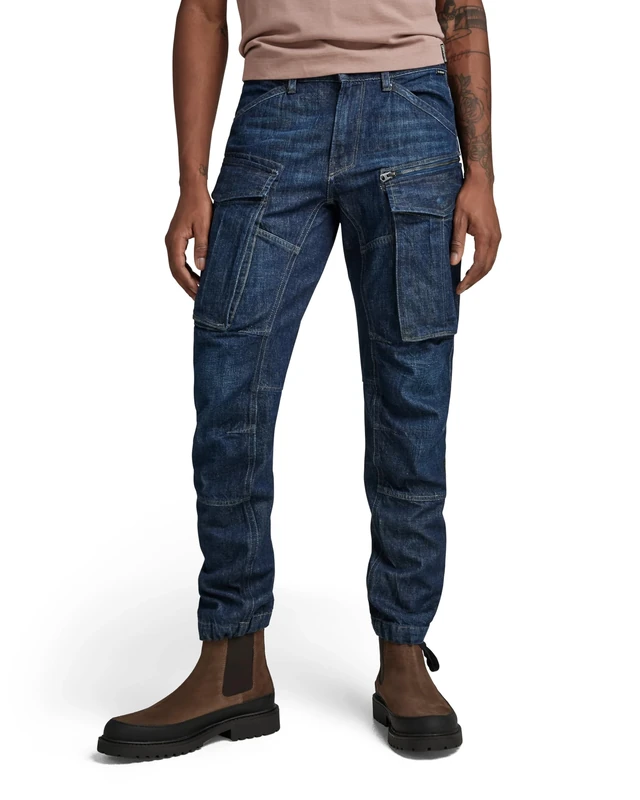 G-Star Men's Rovic Zip 3D Regular Tapered Denim Jeans, Blue (worn in waterfront D23077-D301-D911), 29W / 32L